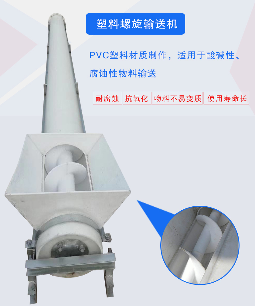 PVC塑料材質制作,適用于酸堿性、腐蝕性物料輸送